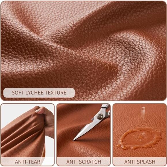 Large Tote Bag Brown-m - Picture 5 of 7